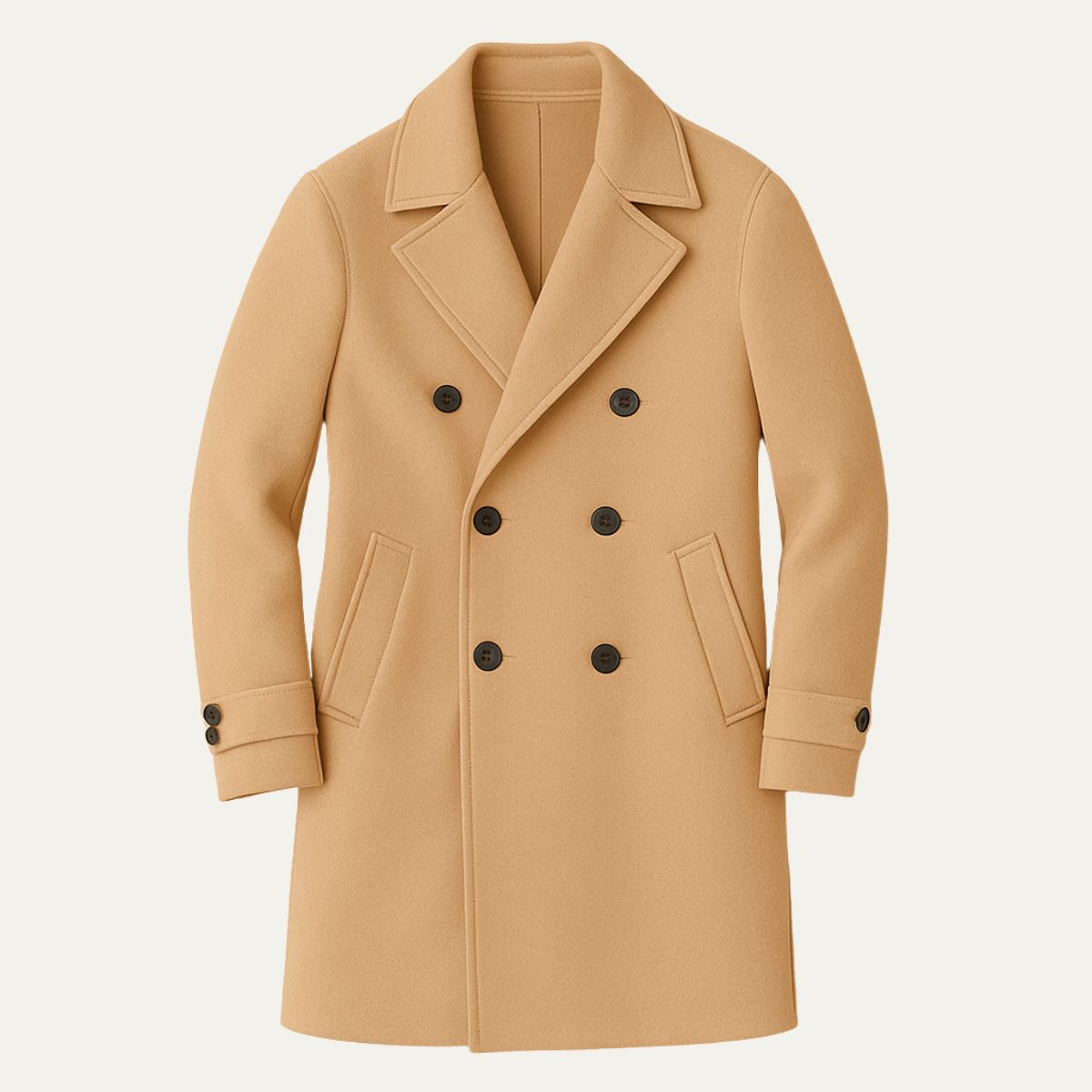 Men's Casual Trench Coat - Fashinoza