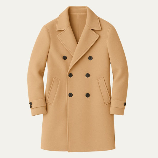 Men's Casual Trench Coat - Fashinoza