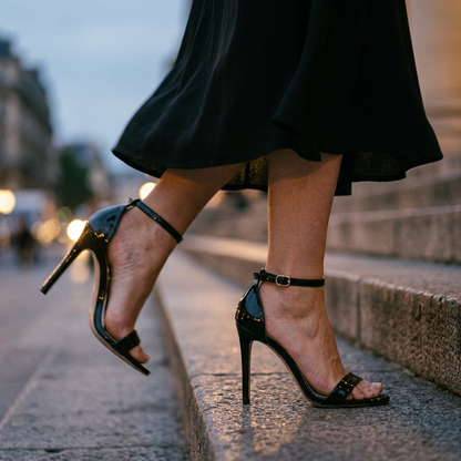 Women's High Heel Ankle Strap Sandals