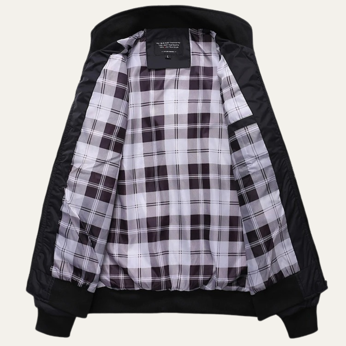 Men's Lightweight Bomber Jacket Stand Collar