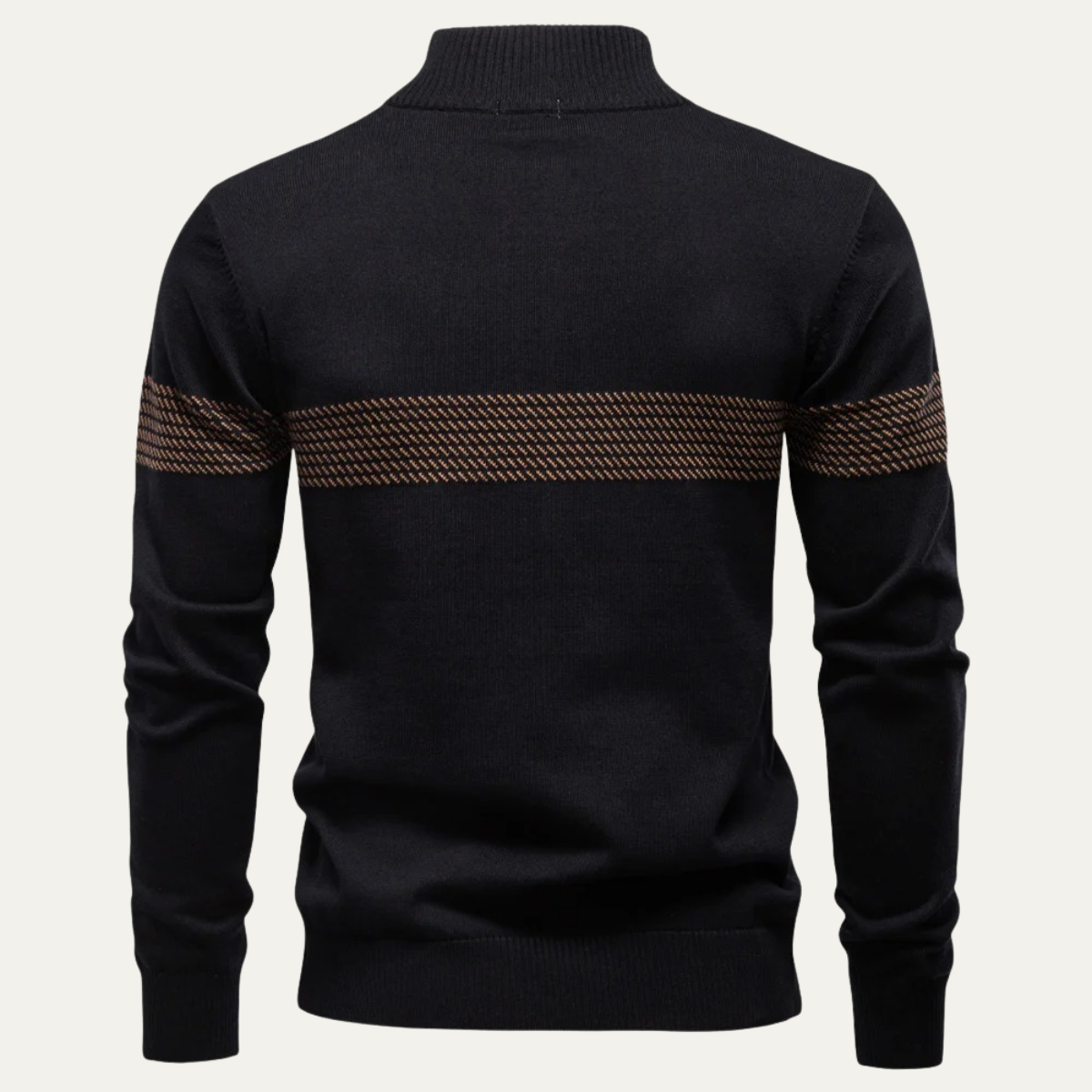 Men's Half Zip Wool Sweater