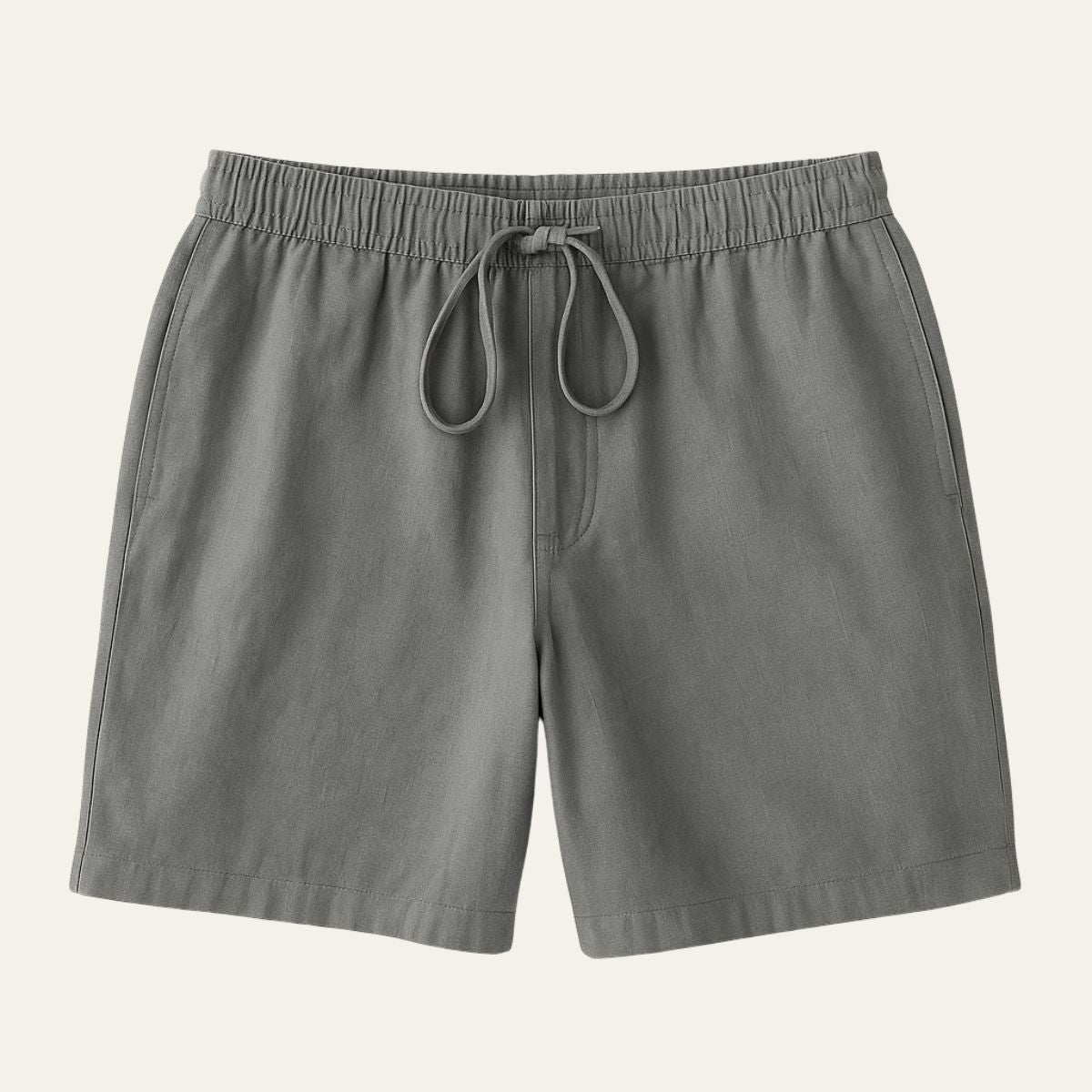 Men's Linen Summer Shorts Lightweight Relaxed Fit - Fashinoza