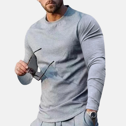 Men's Long Sleeve T-Shirt Cotton Casual Comfortable