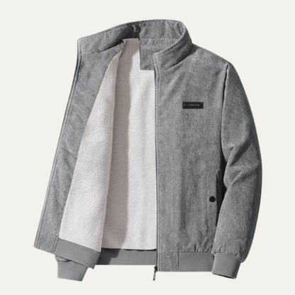 Mens Modern Corduroy Jacket Fleece Lined