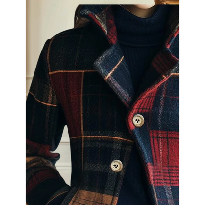 Women's Plaid Slim Fit Jacket