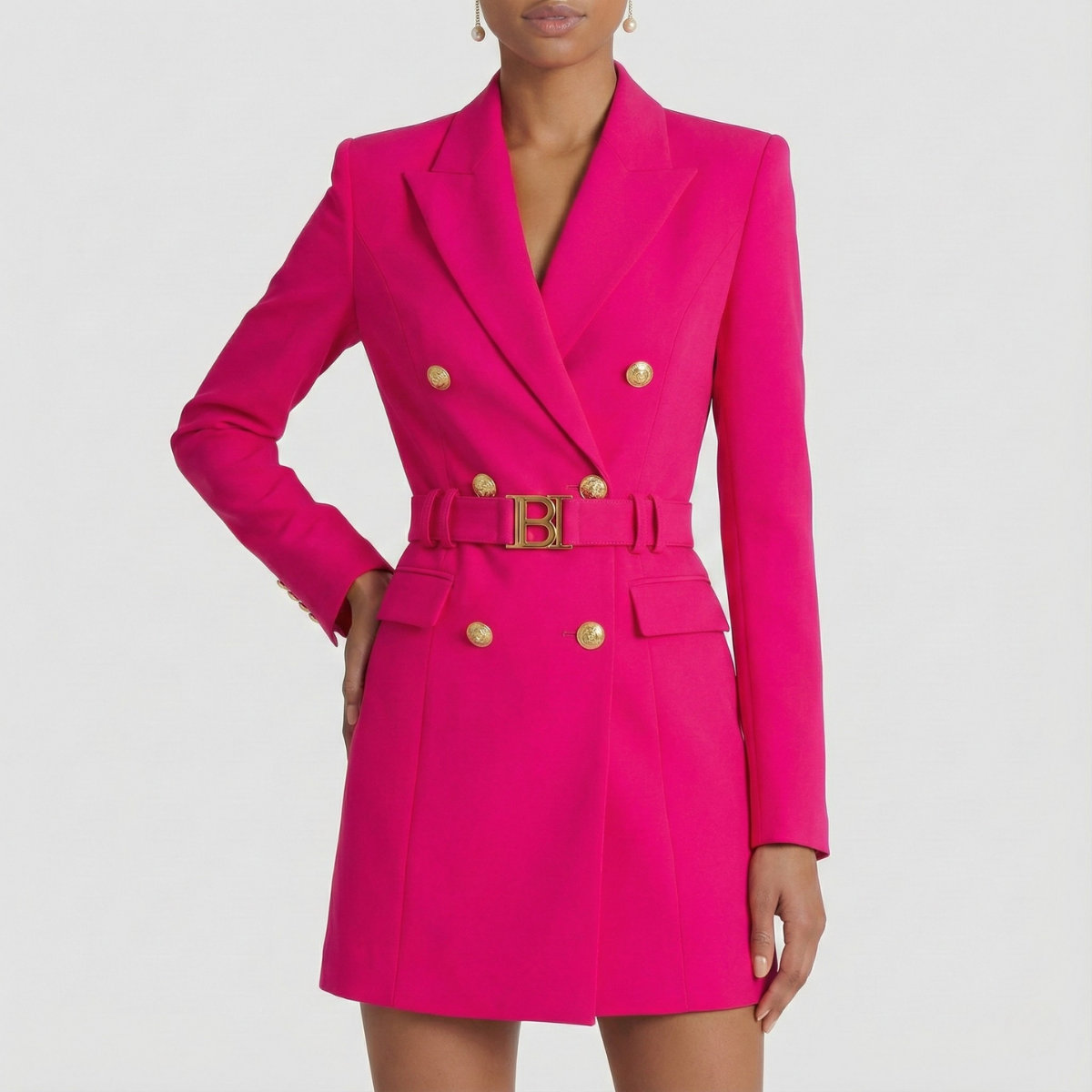 Faith | Women’s Spring Double Breasted Mini Dress