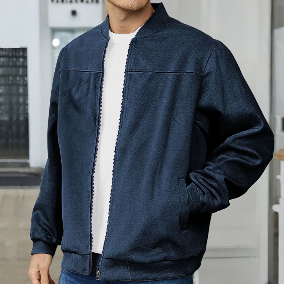 Men's Suede Modern Jacket