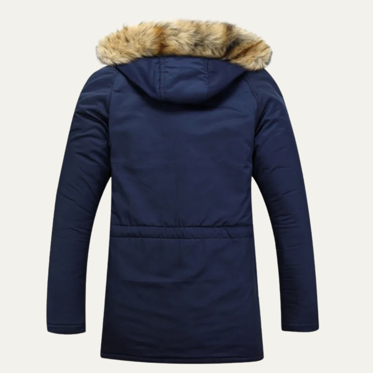 Men's Thick Fur Collar Parka Jacket