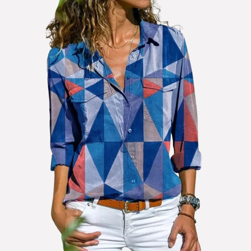 Women's Summer Blouse Lightweight Cotton