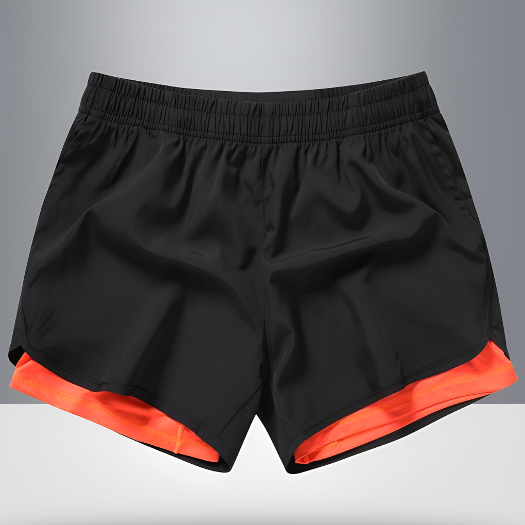 Men's Quick Dry Running Shorts Zipper Pocket