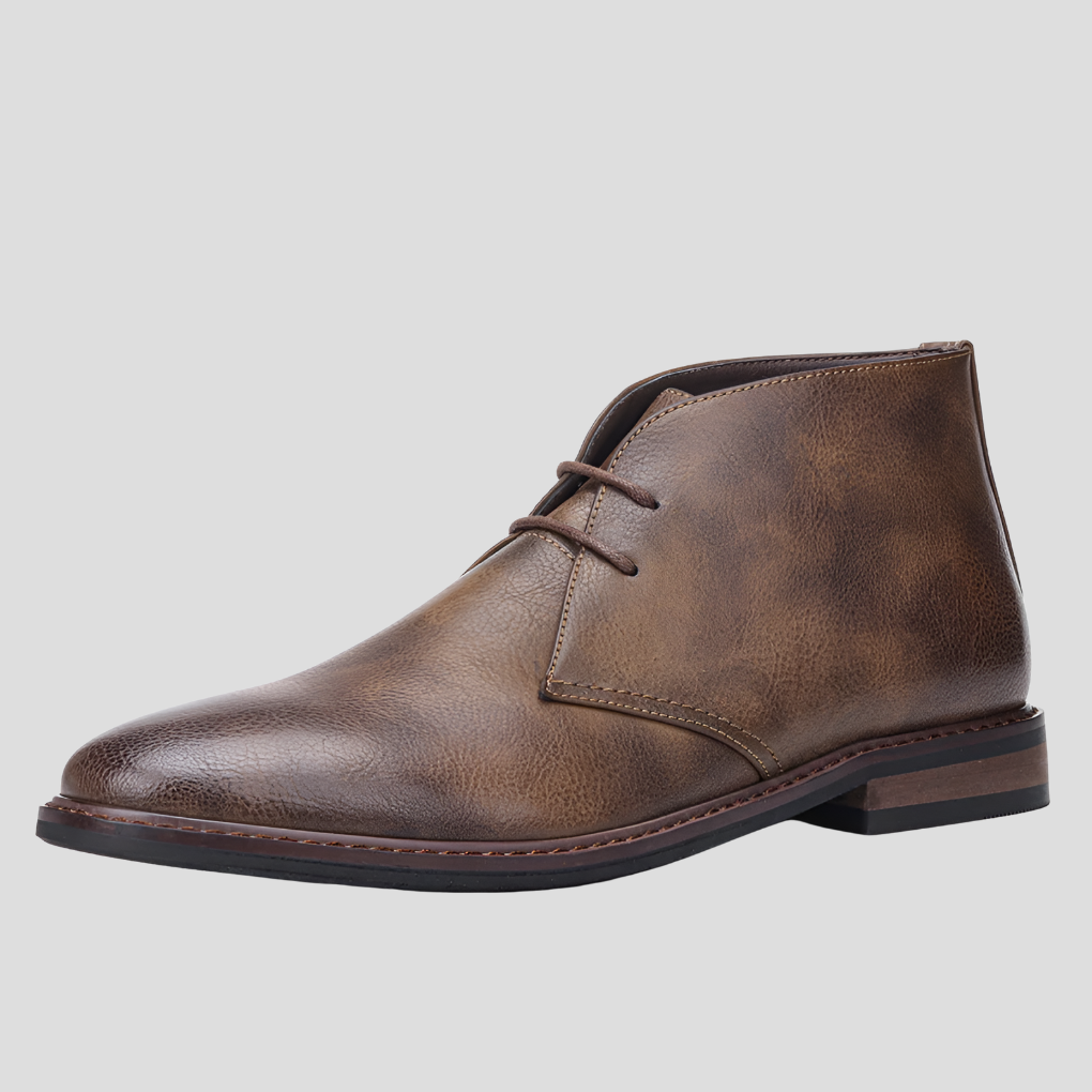 Men's Desert Boots Vintage Leather Brown