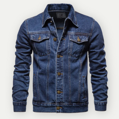 Men's Denim Trucker Jacket Classic Blue