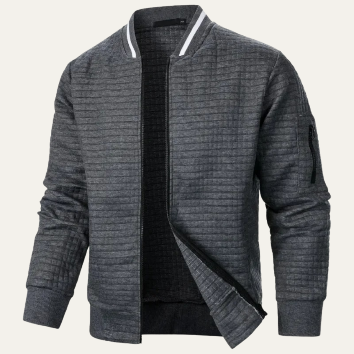 Livingston Men's Quilted Bomber Jacket Lightweight