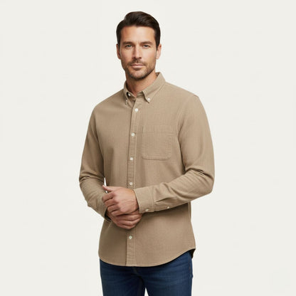 Men's Casual Denim Shirt Blue