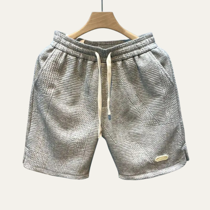 Men's Casual Drawstring Shorts Lightweight Beige