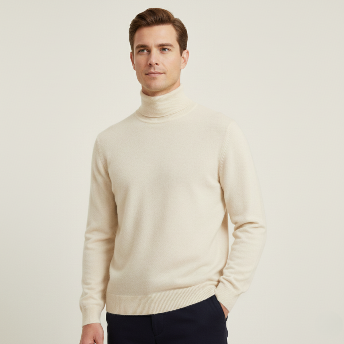 Men's Wool Sweater Soft 100% Wool