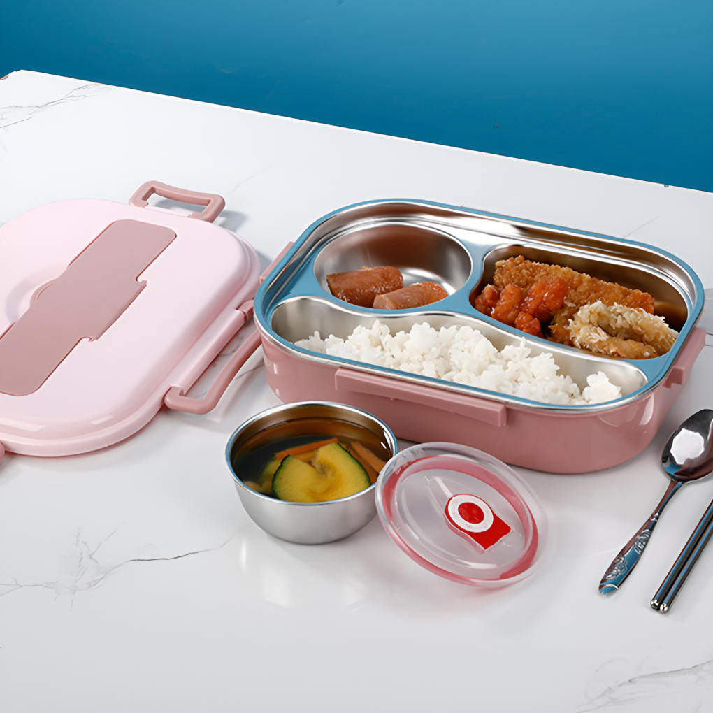 Stainless Steel Thermal Lunch Box - Fashinoza
