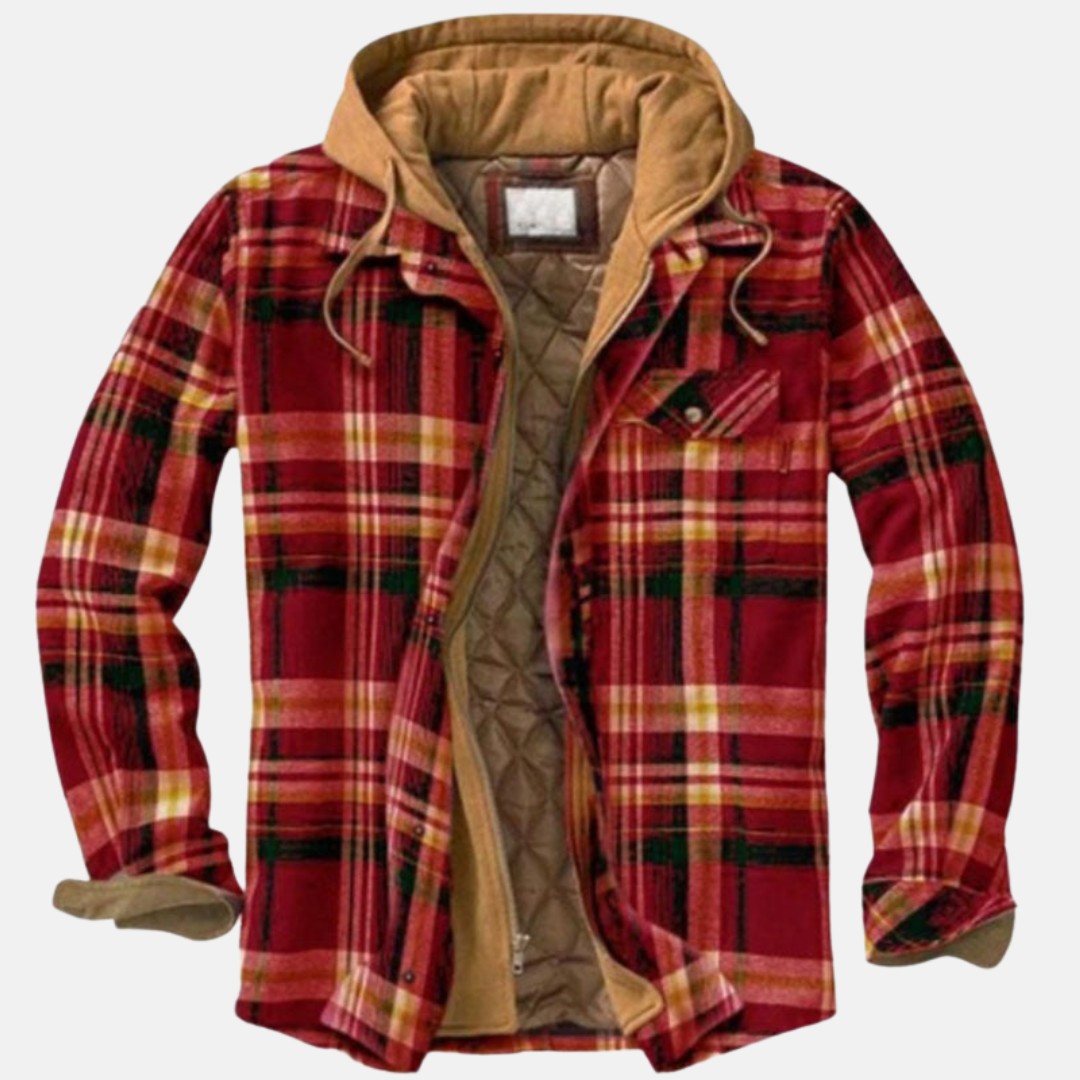Christian | Men’s Quilted Flannel Shirt Jacket