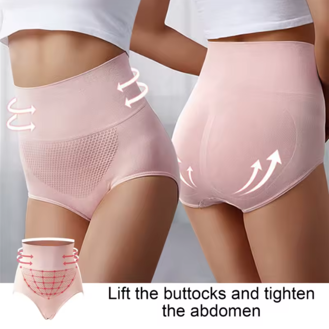 Women's High-Waist Tummy Control Underwear Seamless