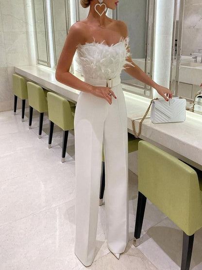 Frola Women's Tube Jumpsuit - 
Fashinoza