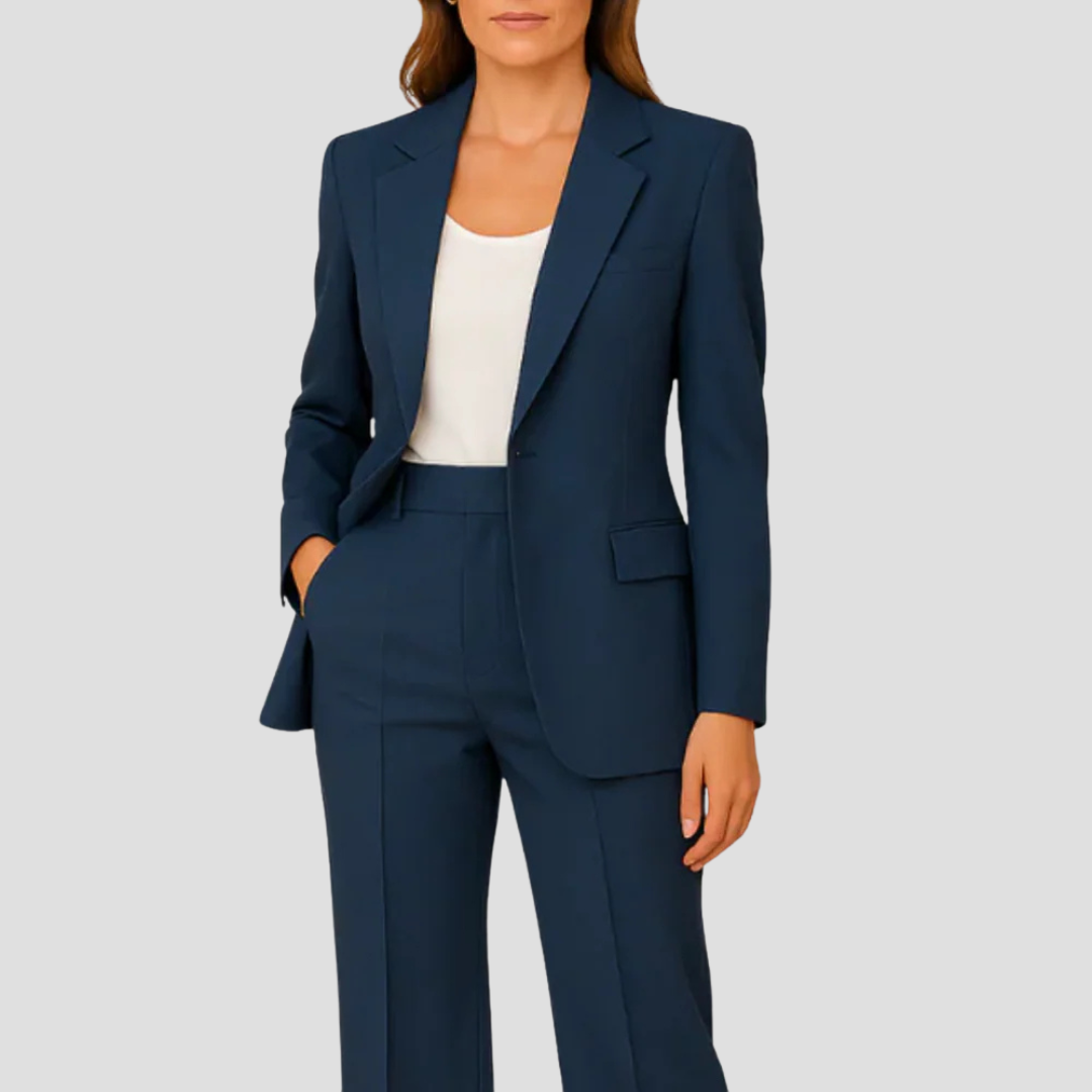 Daisy | Women’s Tailored Suit Set with Long Blazer
