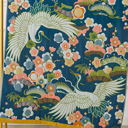 Lush Flower Bath Towel Soft Elegant Design