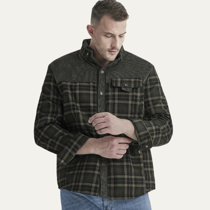 Men's Flannel Jacket Fleece Lined Plaid