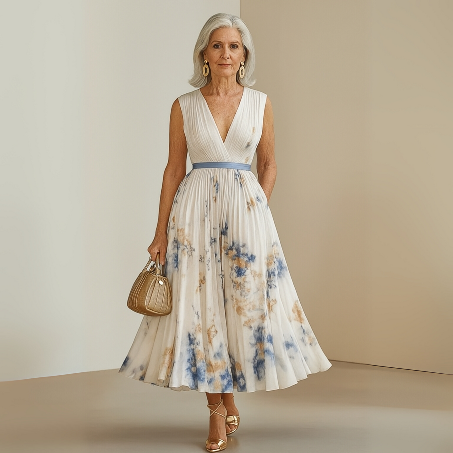 Women's Sleeveless Maxi Dress Lightweight Summer