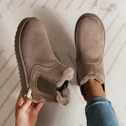 Women's Solid Color Short Boots