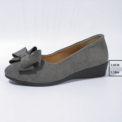 Women's Round Toe Ballet Flats Slip-On Shoes