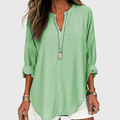 Rachel | Womens Loose Fit Long Sleeve Casual Top