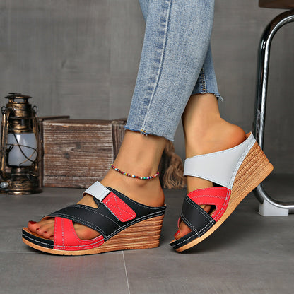 Women's Wedge Slide Sandals