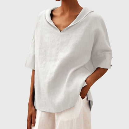 Elegant V-Neck Everyday Top