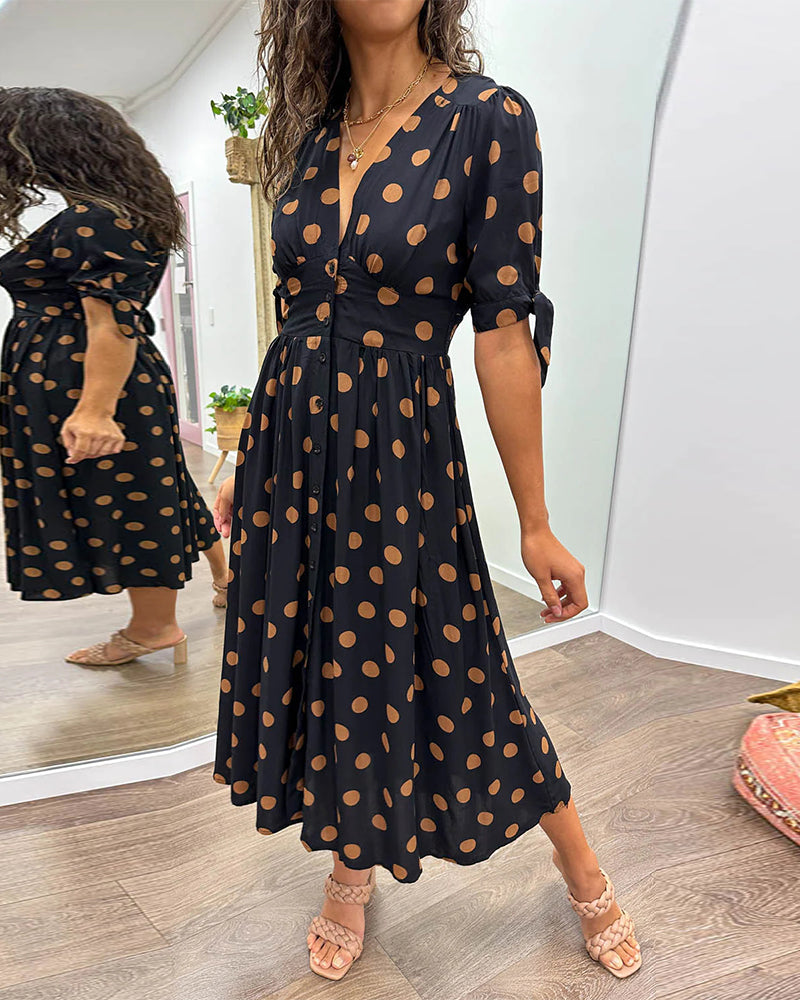 Women's Polka Dot Dress