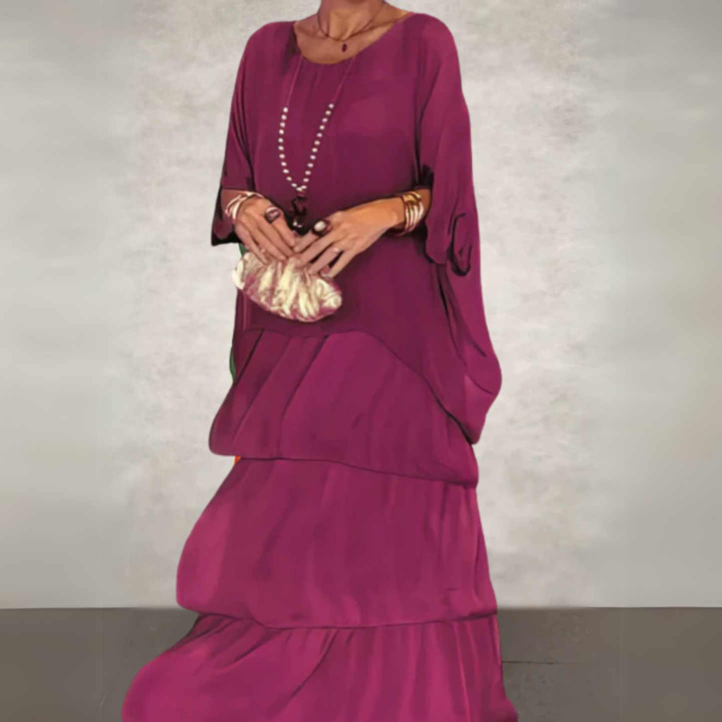 Women's Summer Dress Flowing Silhouette