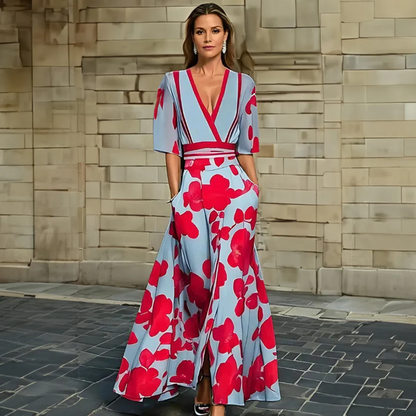 Women's Floral Wrap Dress