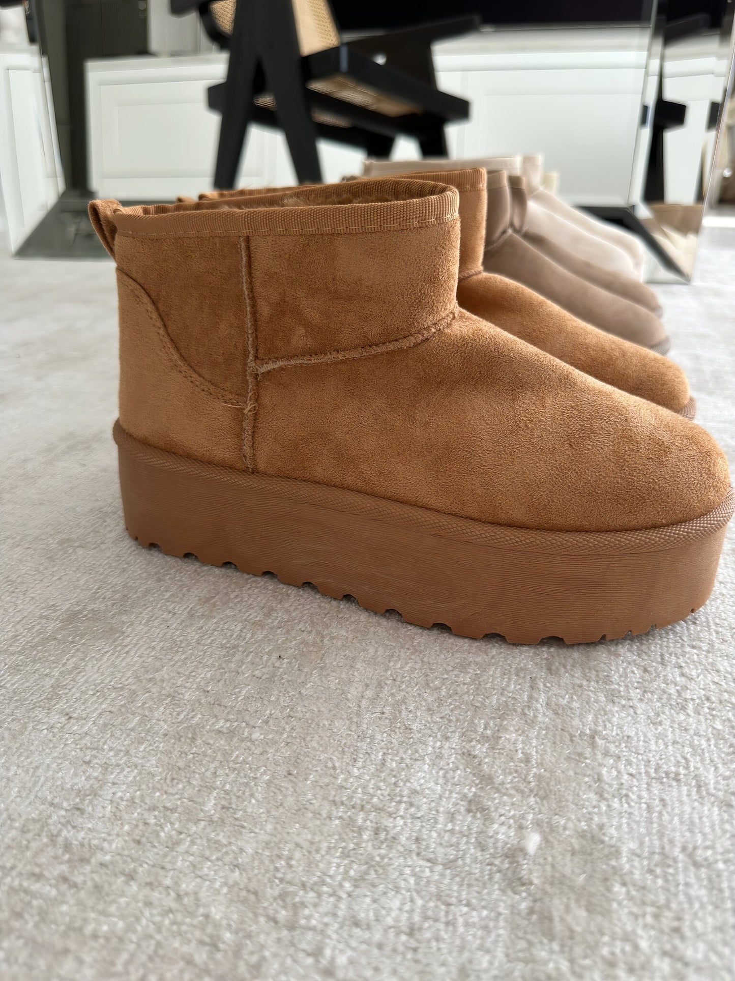 Women's Low Ankle Platform Boots