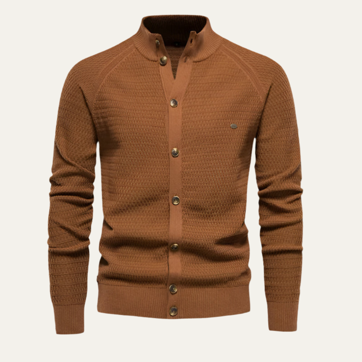 Men's Cotton Blend Cardigan - Fashinoza