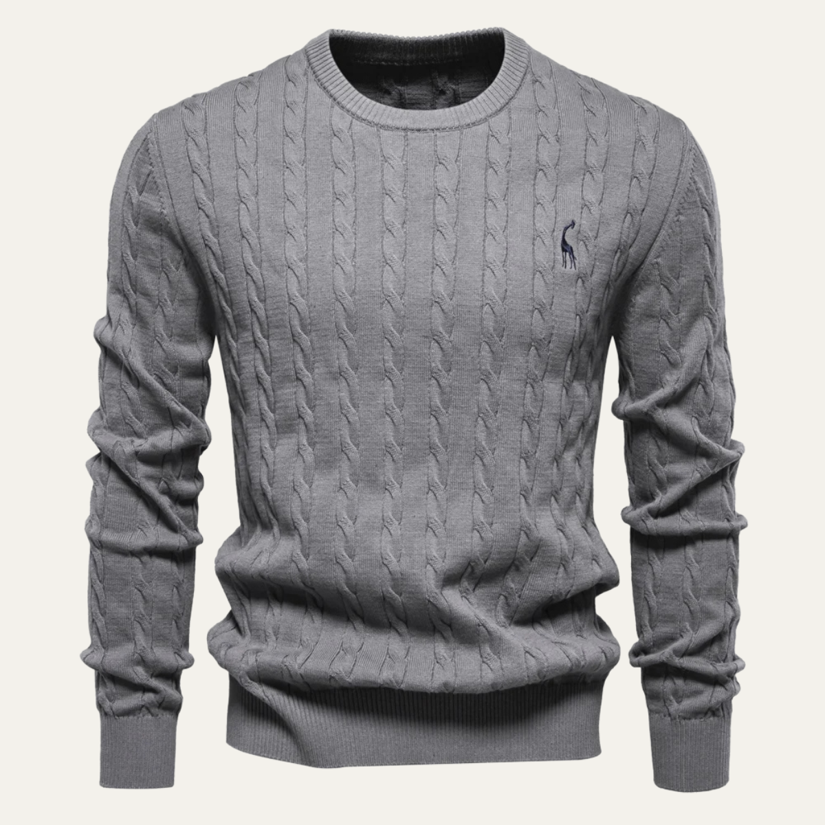 Men's Crew Neck Sweater Knitwear - Fashinoza