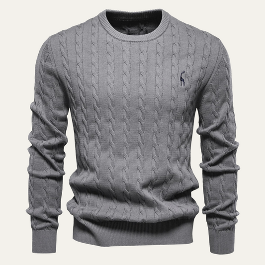 Men's Crew Neck Sweater Knitwear - Fashinoza