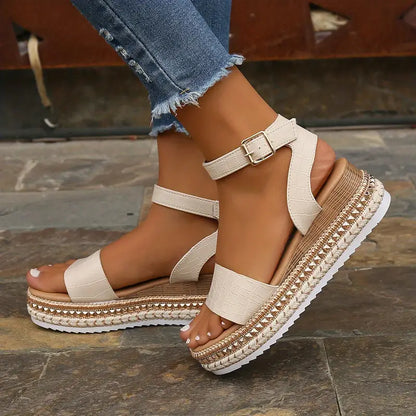 Women’s Orthopedic Platform Strap Sandals