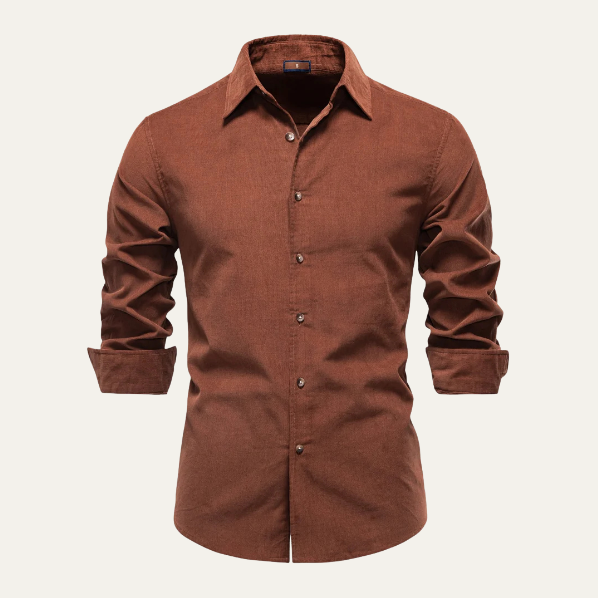 Men's Cotton Corduroy Shirt Business Casual - Fashinoza