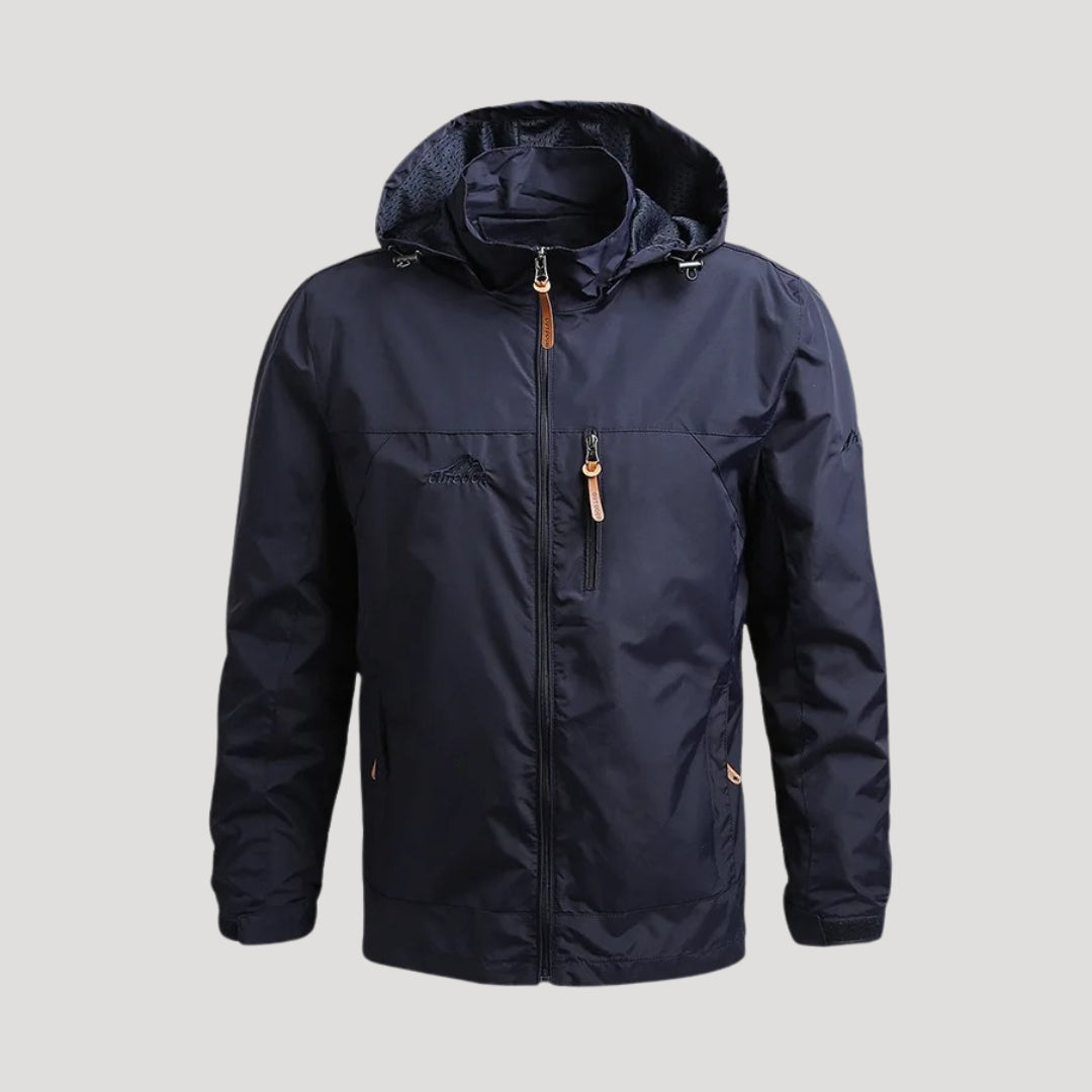 Jason | Men’s Spring Hooded Zip Front Jacket