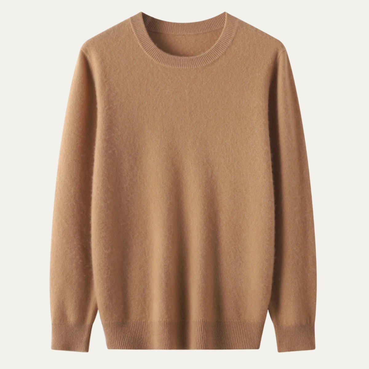 Men's Merino Wool Sweater O Neck Winter Casual - Fashinoza