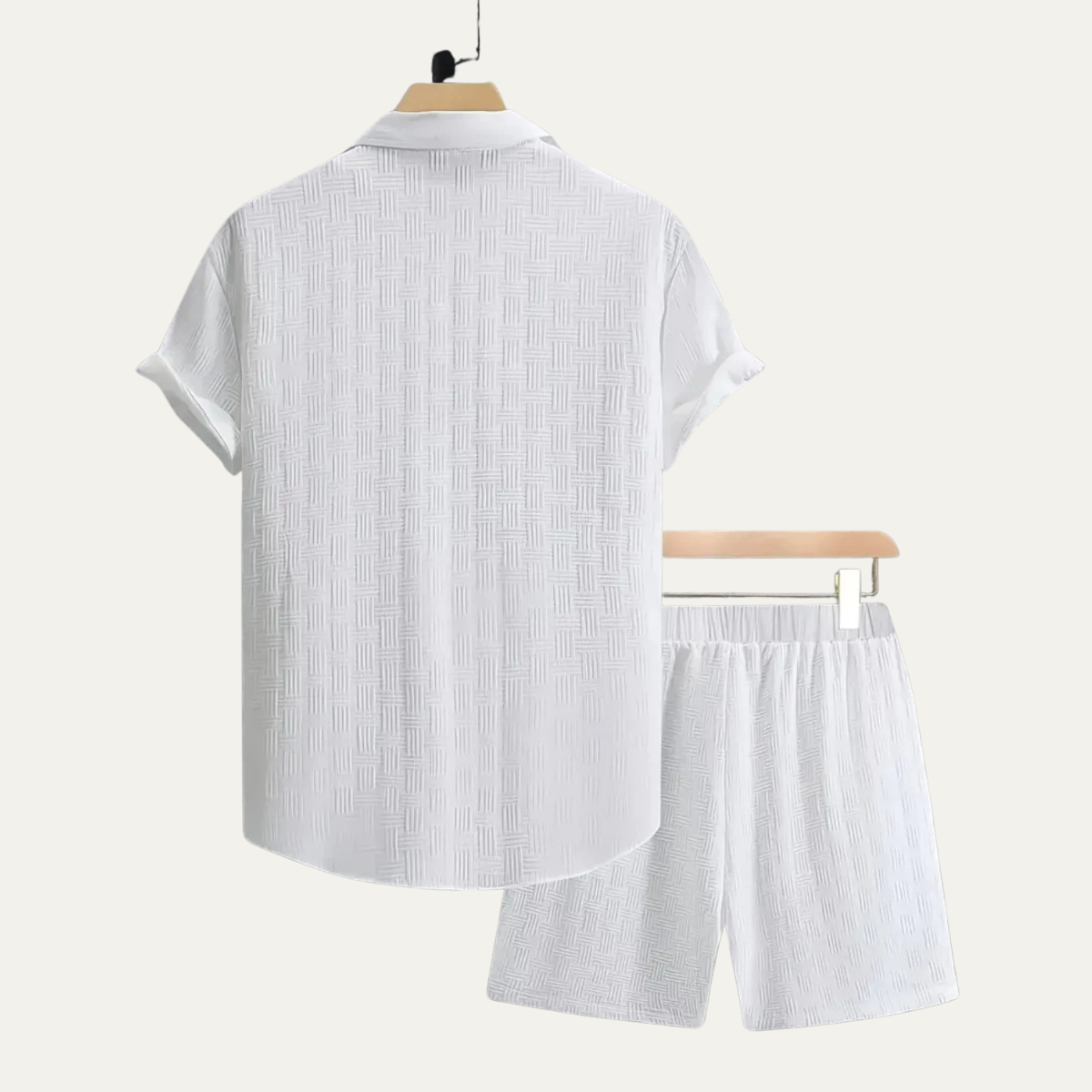 Men's Summer Shirt And Shorts Set