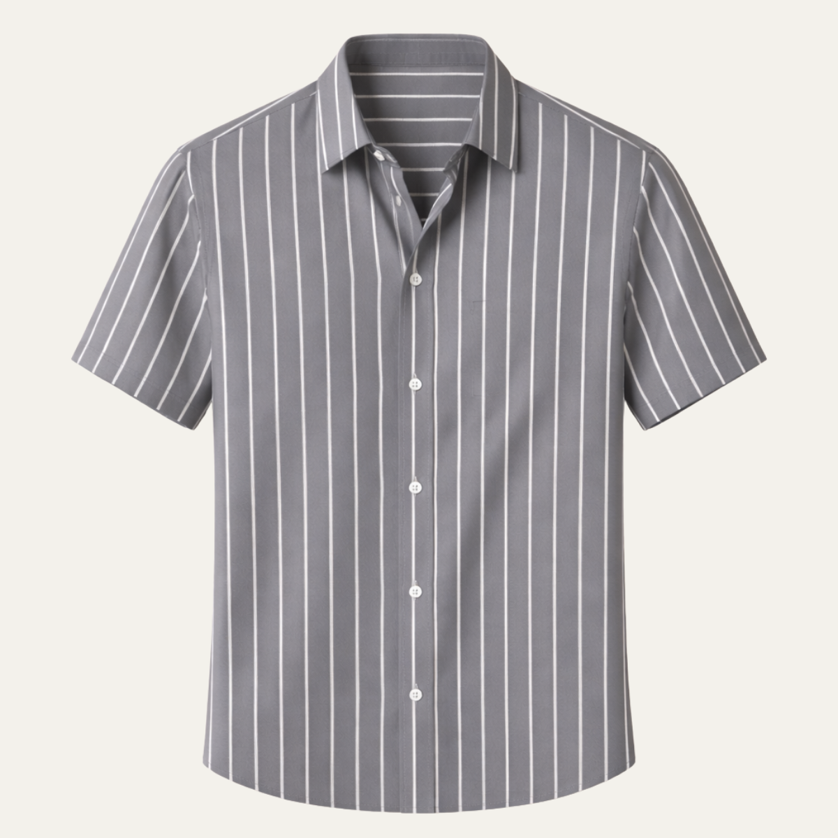 Men's Striped Breathable Summer Shirt - Fashinoza