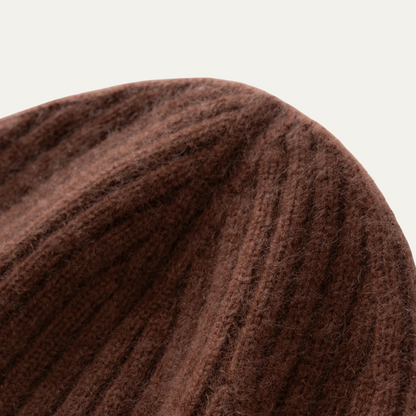 Men's Cashmere Ribbed Beanie
