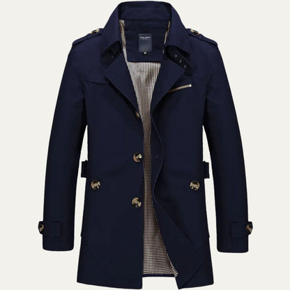 Mauro Icardi Men's Trench Coat Elegant Style