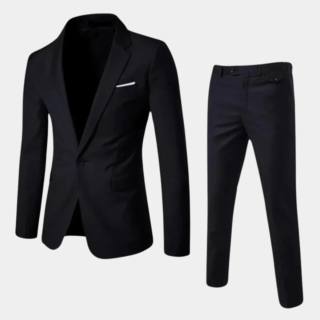 Men's 2 Piece Suit Blazer Trousers - Fashinoza
