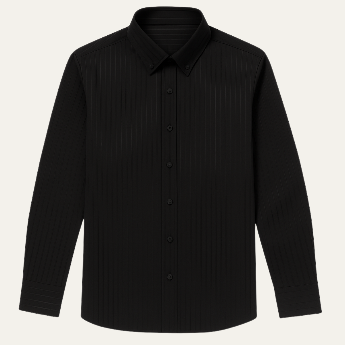Harrington Men's Vintage Dress Shirt Turn Down Collar Button Up - Fashinoza